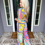 Amalfi Escape Pattern Pants