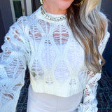 Style Stroll Open Knit Top