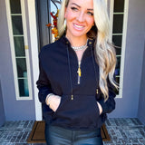 Polished Comfort Half Zip Sweatshirt
