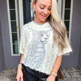 Pearl Instinct Jewel Jaguar Top