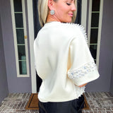 Pearl Instinct Jewel Jaguar Top