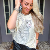 Pearl Instinct Jewel Jaguar Top