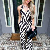 Safari Socialite Zebra Print Trousers
