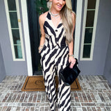 Safari Socialite Zebra Print Trousers