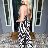 Safari Socialite Zebra Print Vest