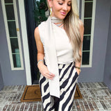 Ocean Drive One Shoulder Scarf Top
