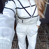 Hot Girl Walk Detailed Track Pants