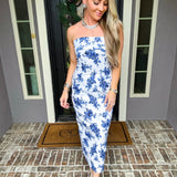 House Of Flowers Floral Bodycon Dress