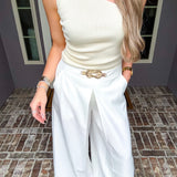 Summer In The Hamptons Gold Detail Pants
