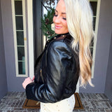 Private Label Leather Bomber