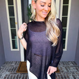 The Estate Society Off Shoulder Shawl - Black
