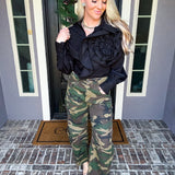 Emily In Paris Rose Blouse - Black