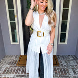 Ivory Entrance Tulle Blazer