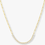 Not Your Basic Samantha Tennis Necklace - Gold