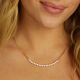 Not Your Basic Samantha Tennis Necklace - Gold