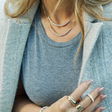 Not Your Basic Samantha Tennis Necklace - Gold