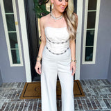 Western Socialite Leather Corset Top