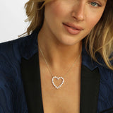She's An Icon Heart Necklace  - Gold