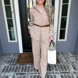 Designer Life Belted Top