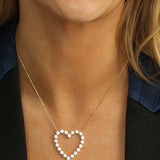 She's An Icon Heart Necklace  - Gold