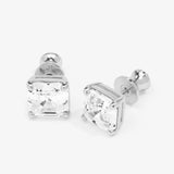 Queens 8MM Studs - Silver
