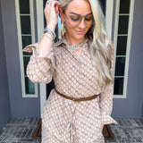 Designer Life Belted Top