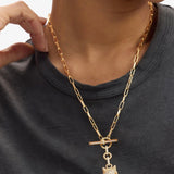 Jaguar Samantha Chain Necklace - Gold