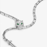 Jaguar Bolo Lariat Necklace