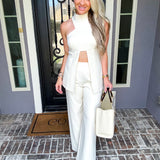 Diva Behavior Trousers - Cream