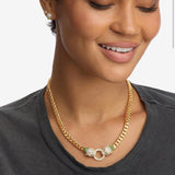Jaguar Cuban Chain Necklace 18" - Gold