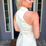 Diva Behavior Cutout Top - Cream