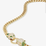 Jaguar Cuban Chain Necklace 18" - Gold