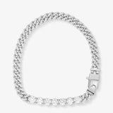 Pavé Julian Loves Diamonds Bracelet - Silver
