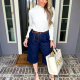 9 To Fine Denim Bermuda Short