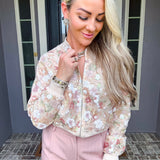 Flower Bomb Sequin Jacket