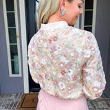 Flower Bomb Sequin Jacket