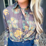 Garden Of Glam Jeweled Blouse