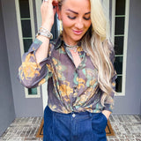 Garden Of Glam Jeweled Blouse