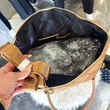 Vacay Mode Quilted Travel Bag - Camel