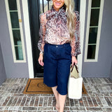 9 To Fine Denim Bermuda Short