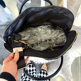 Vacay Mode Quilted Travel Bag - Black