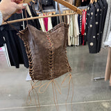 Outlaw Heiress Laceup Corset Top