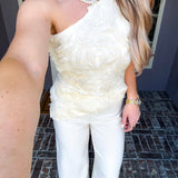 Capri Couture Cream Trousers