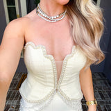 Mermaid Whisper Pearl Top