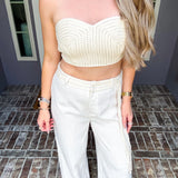 Yacht Club Darling Rope Detail Wide Leg Pant