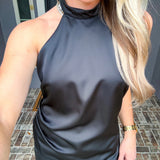 Twilight In Tuscany Satin Halter