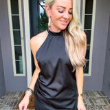 Twilight In Tuscany Satin Halter