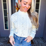 High Society Pearl Sweater