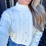 High Society Pearl Sweater