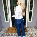 Royal Standard High Rise Cuffed Jean